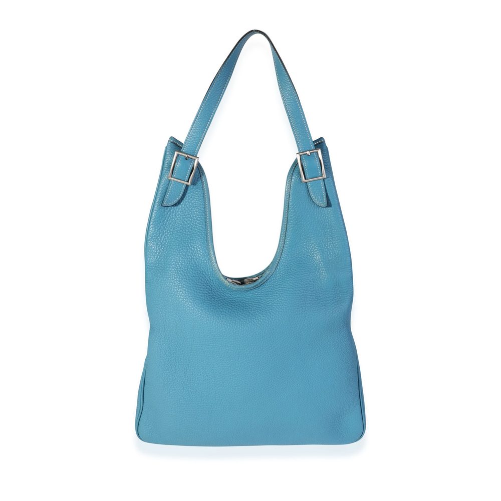 Hermes Bleu Jean Togo Massai 32 PHW